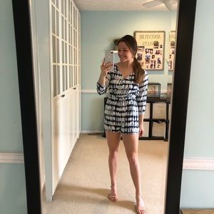 Tie-dyed romper